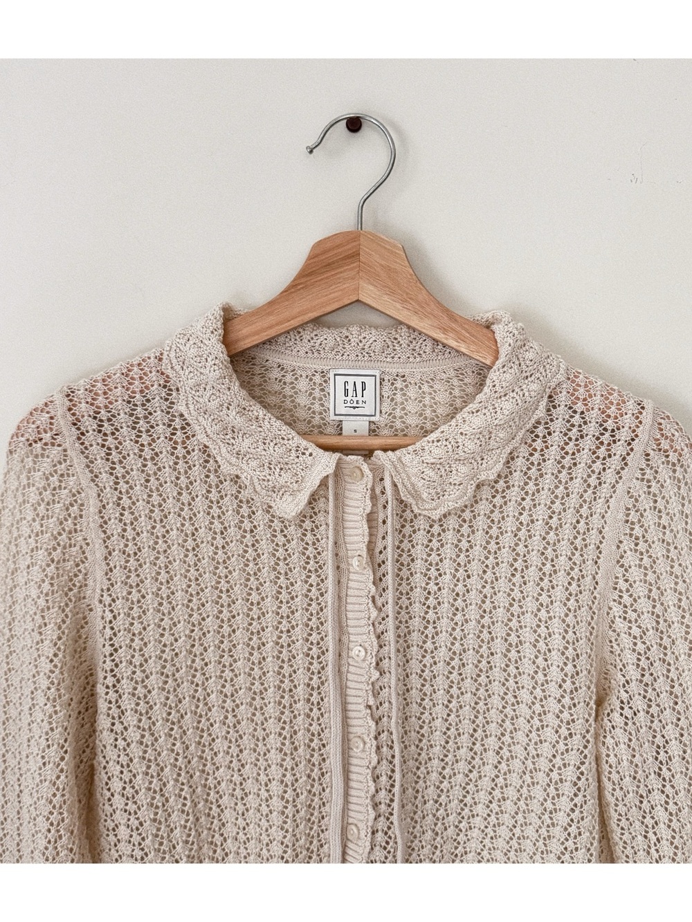 NWOT gap x dôen linen blend cardigan - Picture 3 of 3